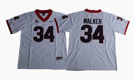 2017 Georgia Bulldogs Herchel Walker 34 College Football Limited Jersey white