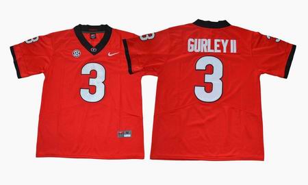 2017 Georgia Bulldogs Todd Gurley II #3 Limited College Football Jersey Red