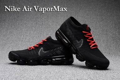 2018 Nike Air VaporMax shoes black red
