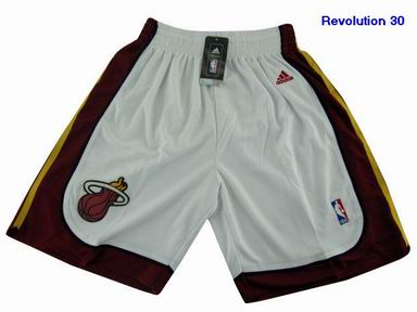 NBA Miami Heats white shorts new Revolution 30