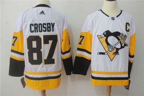Adidas nhl pittsburgh penguins #87 Crosby white jersey