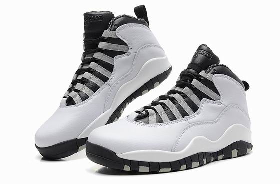 Air Jordan 10 shoes white black