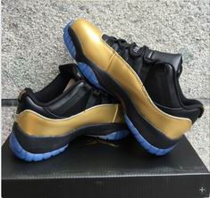 Air Jordan 12 retro shoes black golden