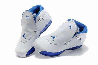 Air Jordan 18 OG white blue