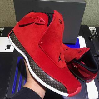 Air Jordan 18 shoes red