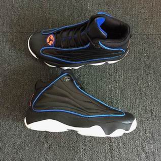 Air Jordan Pro Strong shoes black blue