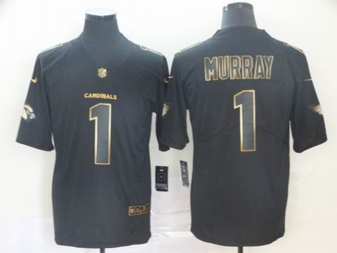Arizona Cardinals #1 Murray black golden rush jersey