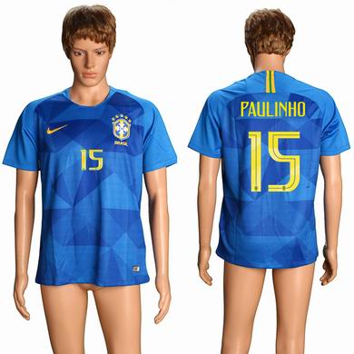 Brazil away #15 PAULINHO Thai Version