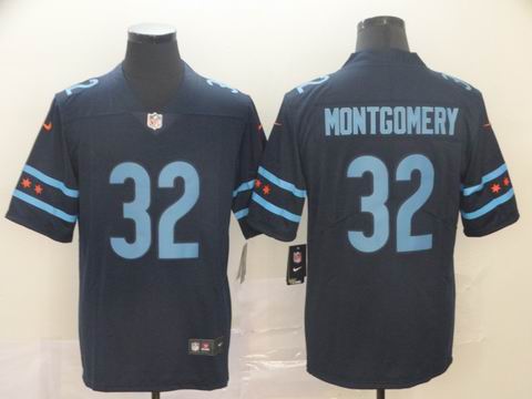 Chicago Bears #32 Montgomery blue city edition jersey