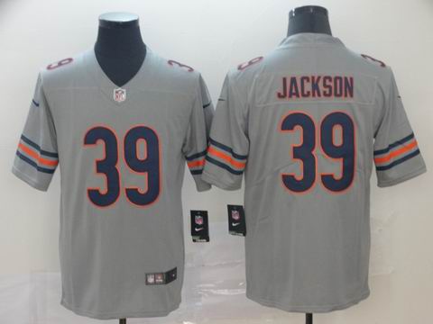Chicago Bears #39 Jackson grey vapor untouchable jersey