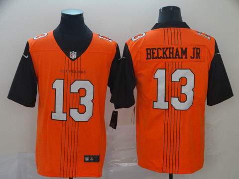Cleveland Browns #13 Beckham jr orange city edition jersey