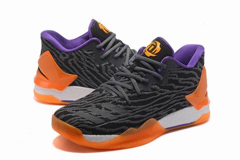 D ROSE 7 shoes black orange purple