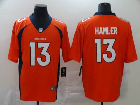 Denver Broncos #13 HAMLER orange vapor untouchable jersey