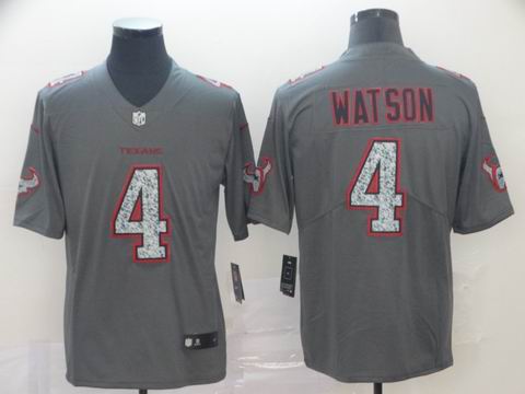 Houston Texans #4 Watson grey fashion static limited jersey