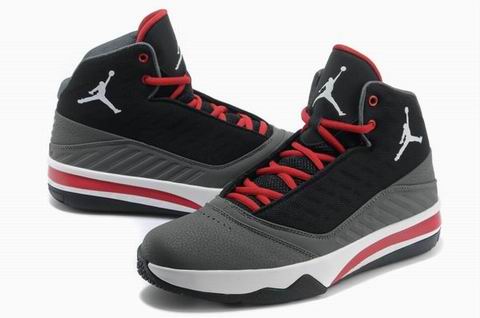 JORDAN B` MO shoes black grey red
