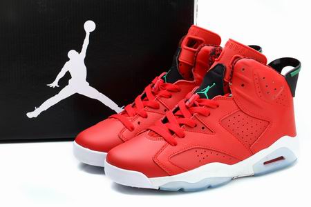 Jordan 6 shoes red