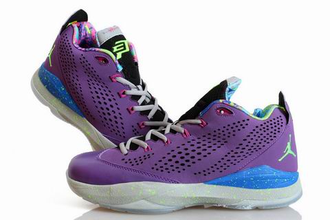 Jordan CP3.7 shoes purple grey green