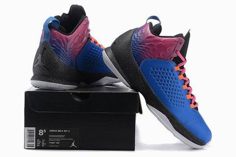 Jordan Melo M11 X shoes blue pink