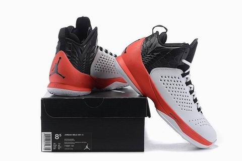 Jordan Melo M11 X shoes white red