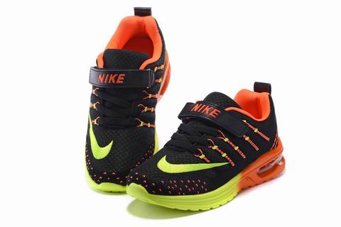 Kids nike air max 2016 shoes black green orange