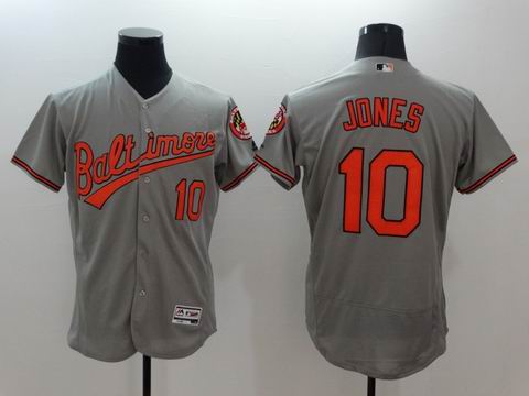 MLB Baltimore Orioles #10 Adam Jones gray jersey