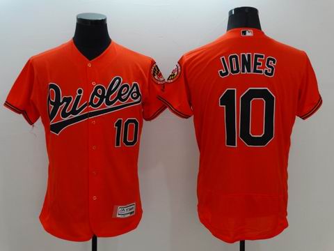 MLB Baltimore Orioles #10 Adam Jones orange flex base jersey