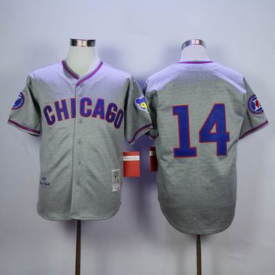 MLB Chicago Cubs #14 grey jersey