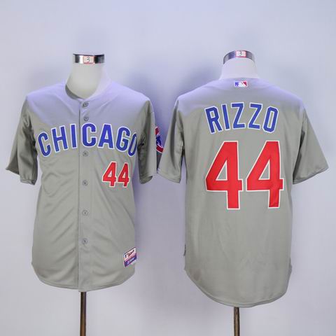 MLB Chicago Cubs #44 Rizzo grey jersey