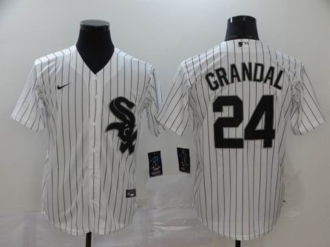 MLB Chicago White Sox #24 GRANDAL white jersey