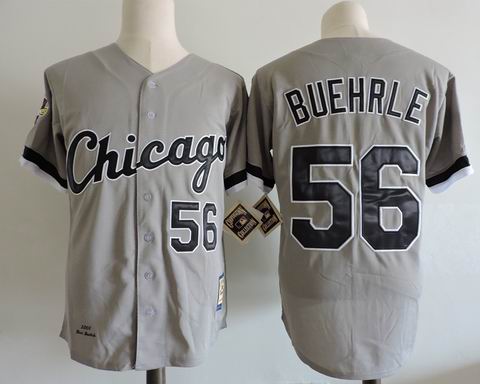 MLB Chicago White Sox #56 Buehrle grey m&n jersey