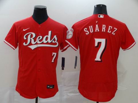 MLB Cincinnati Reds #7 SUAREZ red coolbase jersey