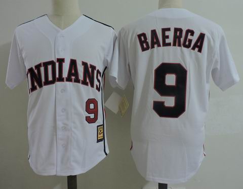 MLB Cleveland Indians #9 BAERGA white m&n jersey