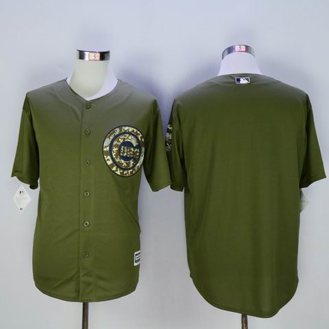 MLB Cubs blank green jersey