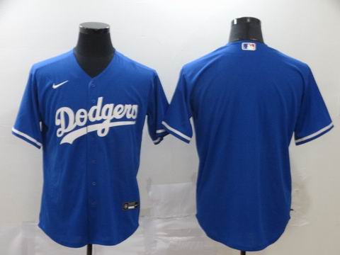 MLB Dodgers blank blue game jersey