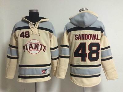 MLB Gaints #48 Sandoval rice white sweatshirt hoody