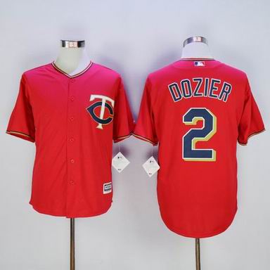 MLB Minnesota Twins #2 Brian Dozier red jersey