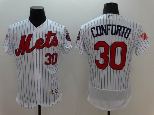 MLB New York Mets #30 Michael Conforto white flexbase jersey