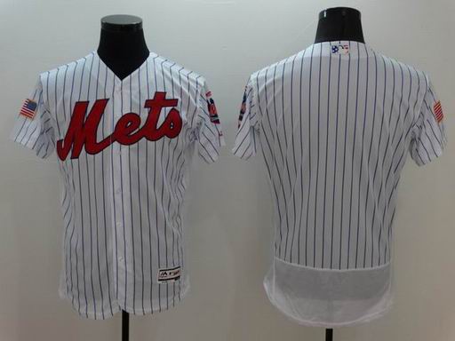 MLB New York Mets blank white flexbase jersey