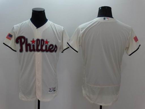 MLB Philadelphia Phillies blank cream jersey