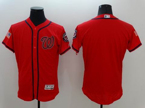 MLB Washington Nationals blank red flexbase jersey