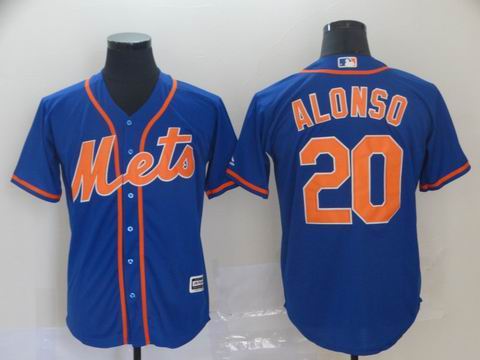 MLB new york Mets #20 ALONSO blue game jersey
