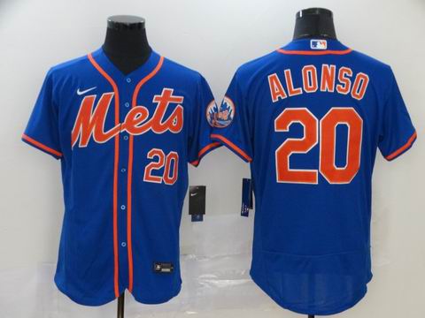 MLB new york Mets #20 ALONSO blue game jersey