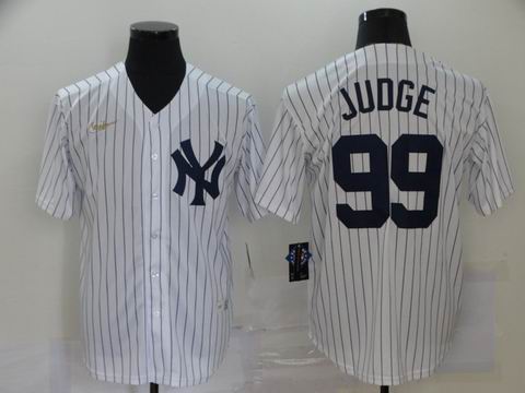 MLB new york yankees #99 JUDGE white jersey