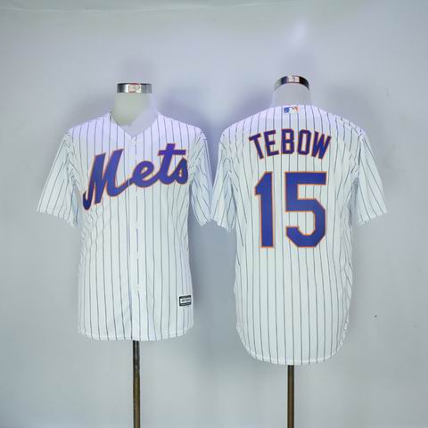 MLB new york mets #15 Tebow white jersey