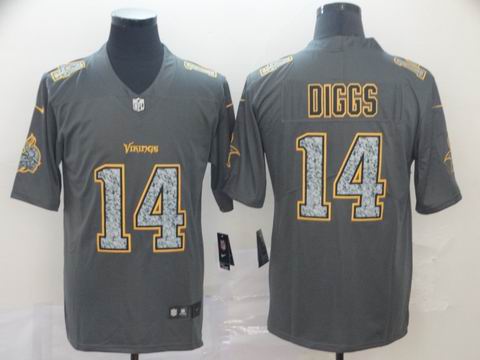 Minnesota Vikings #14 DIGGS gray fashion static jersey