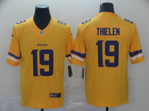 Minnesota Vikings #19 THIELEN yellow interverted jersey