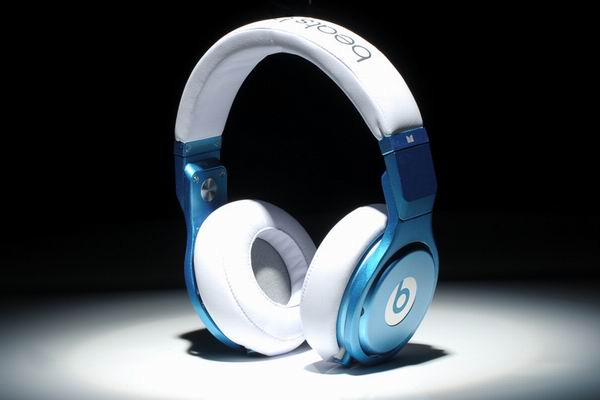 Monster Beats Pro Headphone blue white