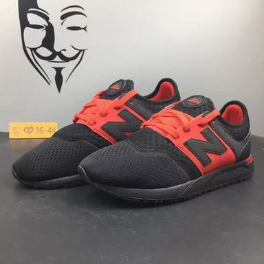 NB247 shoes black red