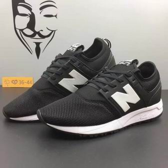 NB247 shoes black white