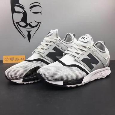 NB247 shoes light grey black